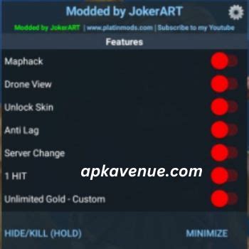 Joker ART Mod ML APK (Latest Version) v1.6.97.7598 For Android .